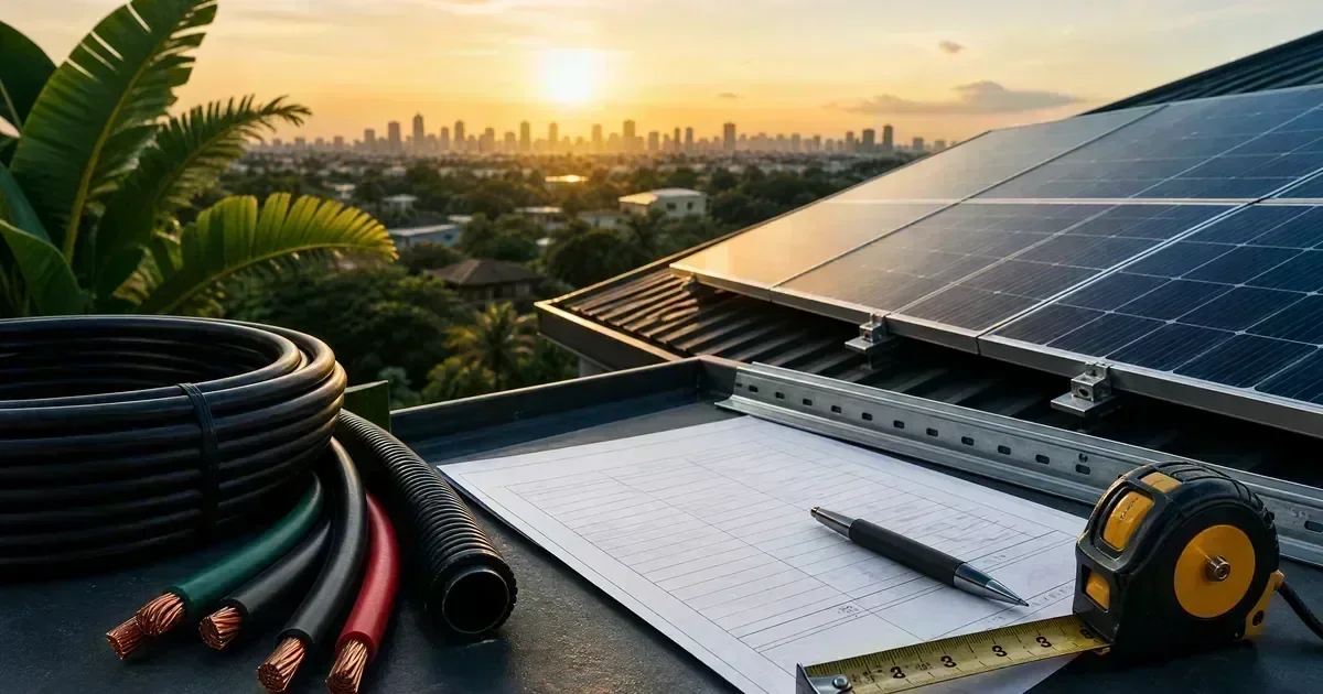 Solar Cable Sizing and Voltage Drop: PH DIY Guide