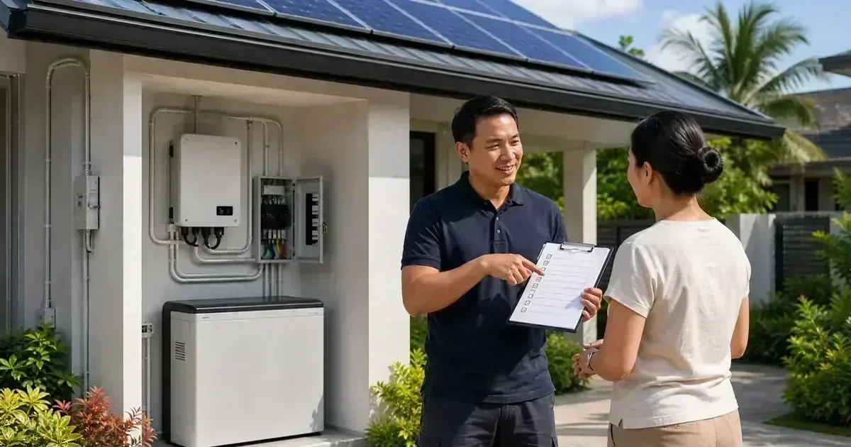 Solar Installation Handover Checklist Philippines