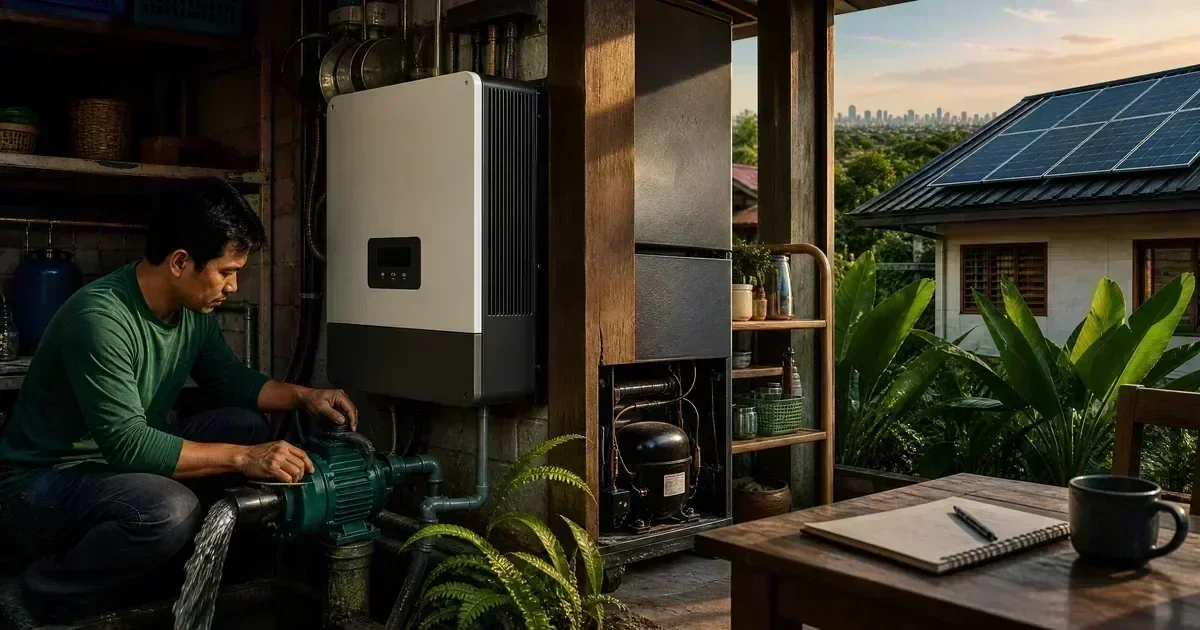 Solar Inverter Sizing PH: Pumps, Motors, and Fridges
