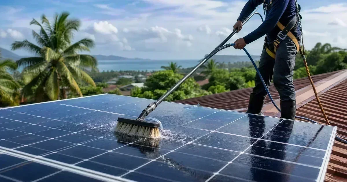 Solar Panel Maintenance PH: Cleaning and Typhoon Tips