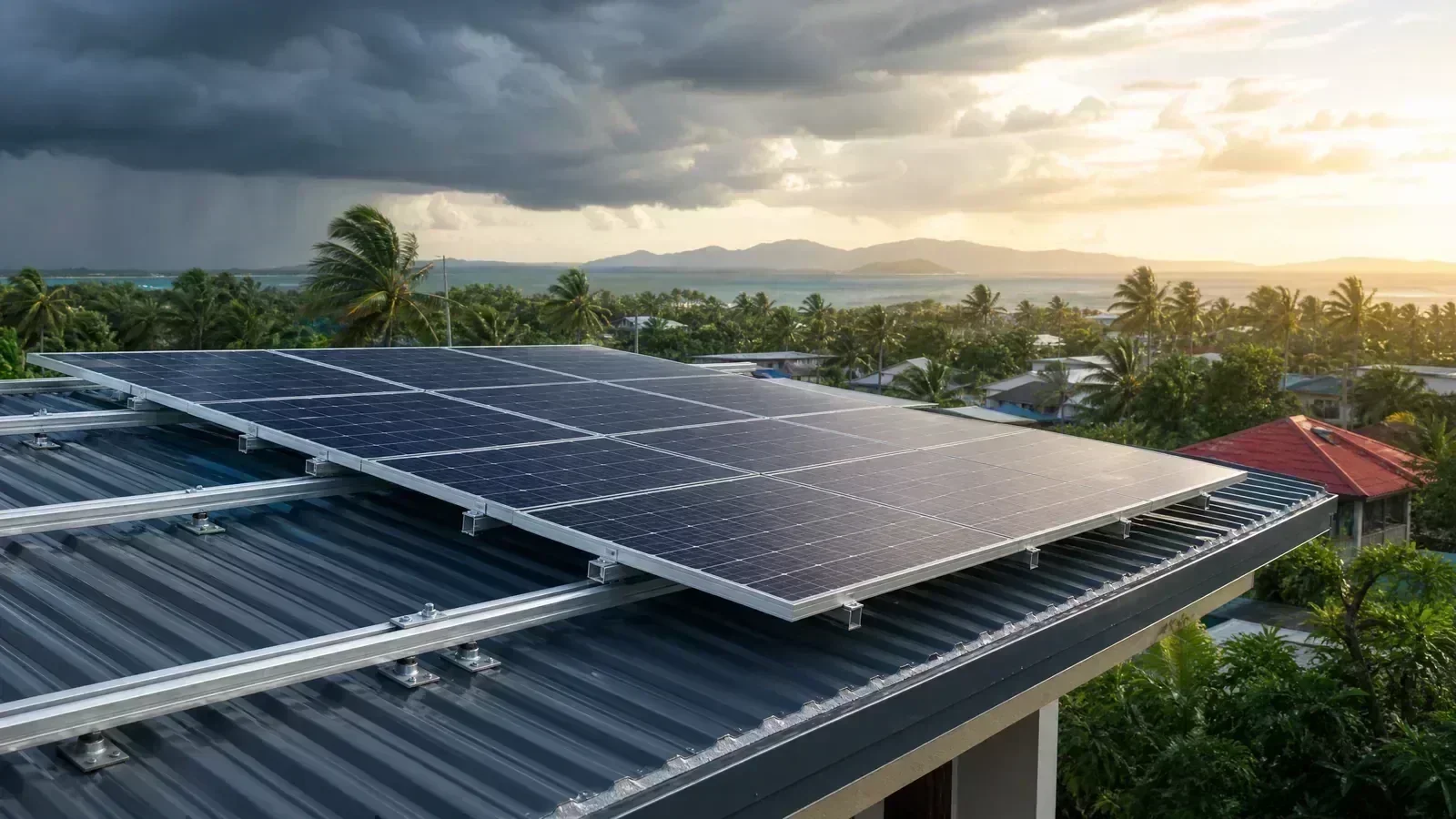 Typhoon-proofing a rooftop solar installation in the Philippines