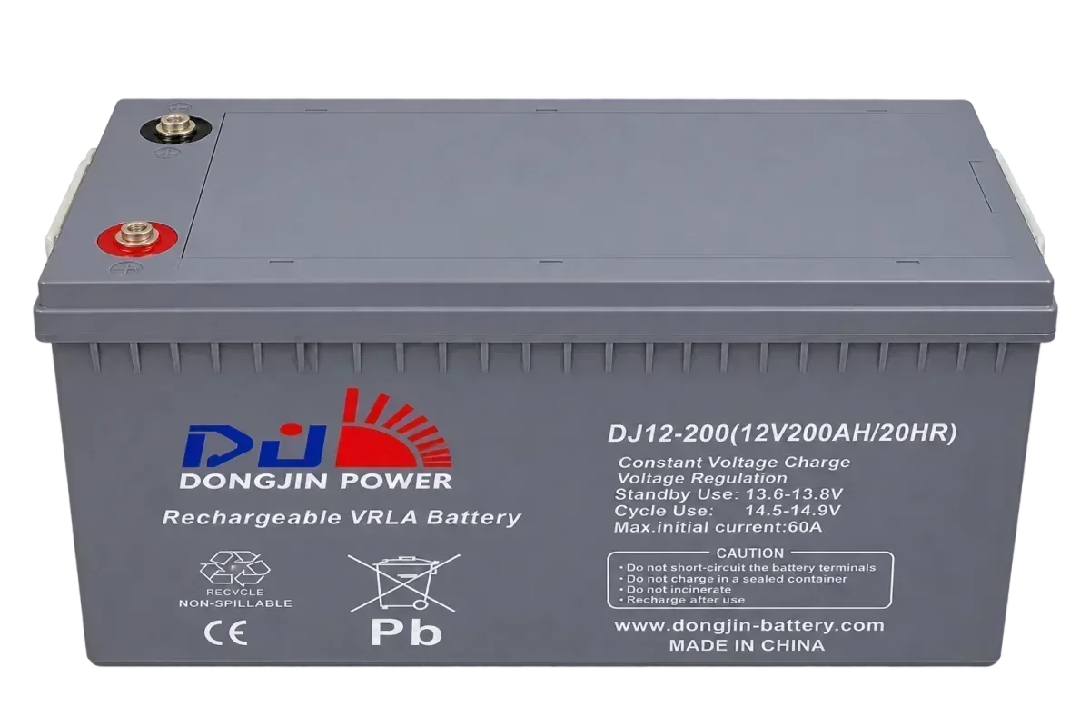 DongJin Power 12V 200Ah Gel Deep-Cycle Battery