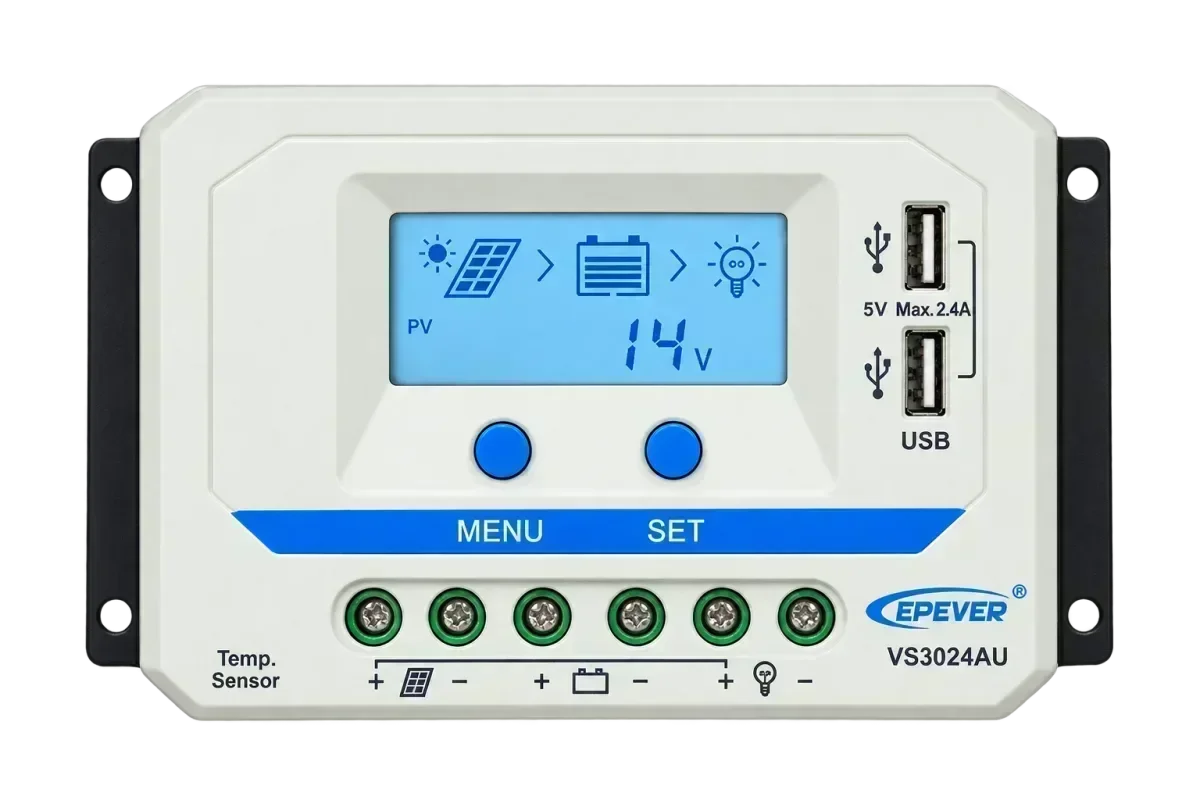 EPEVER VSAU 30A PWM Solar Charge Controller
