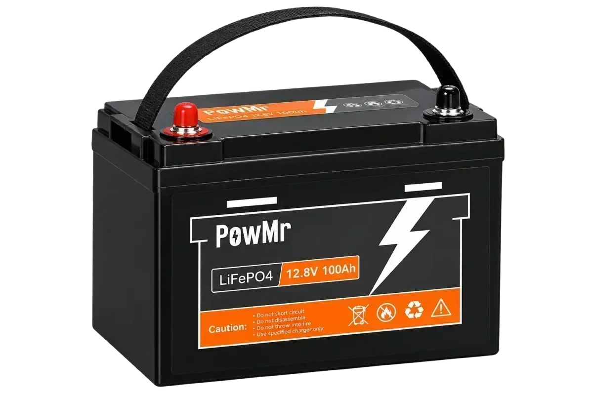 PowMr 12V 100Ah LiFePO4 Battery