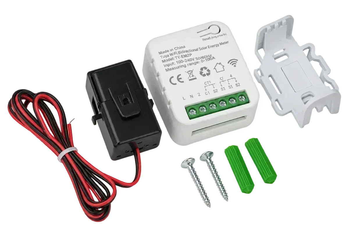 Tuya WiFi Bidirectional Solar Energy Meter with CT